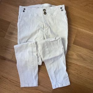 Anthropologie Pilcro and the Letterpress pinstripe skinny jeans size 4 US